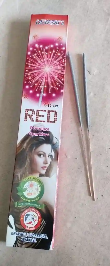 12 Cm Red sparklers