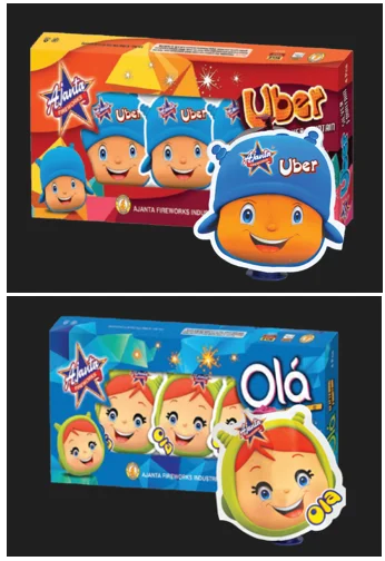 Ola, Uber (4 Pcs)