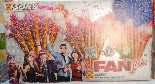 Fan Cake (10*10)