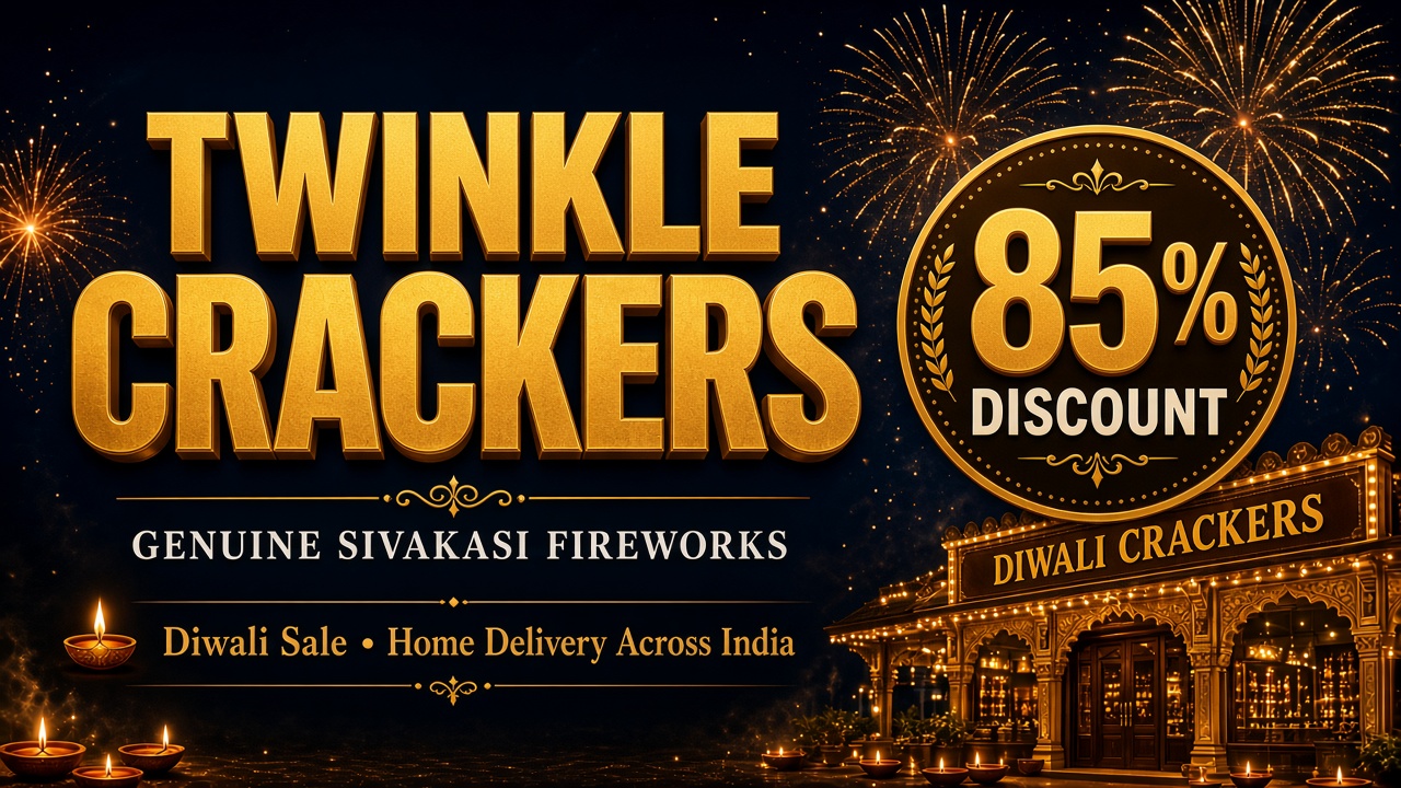 Twinkle Crackers 85% Discount Diwali Sale