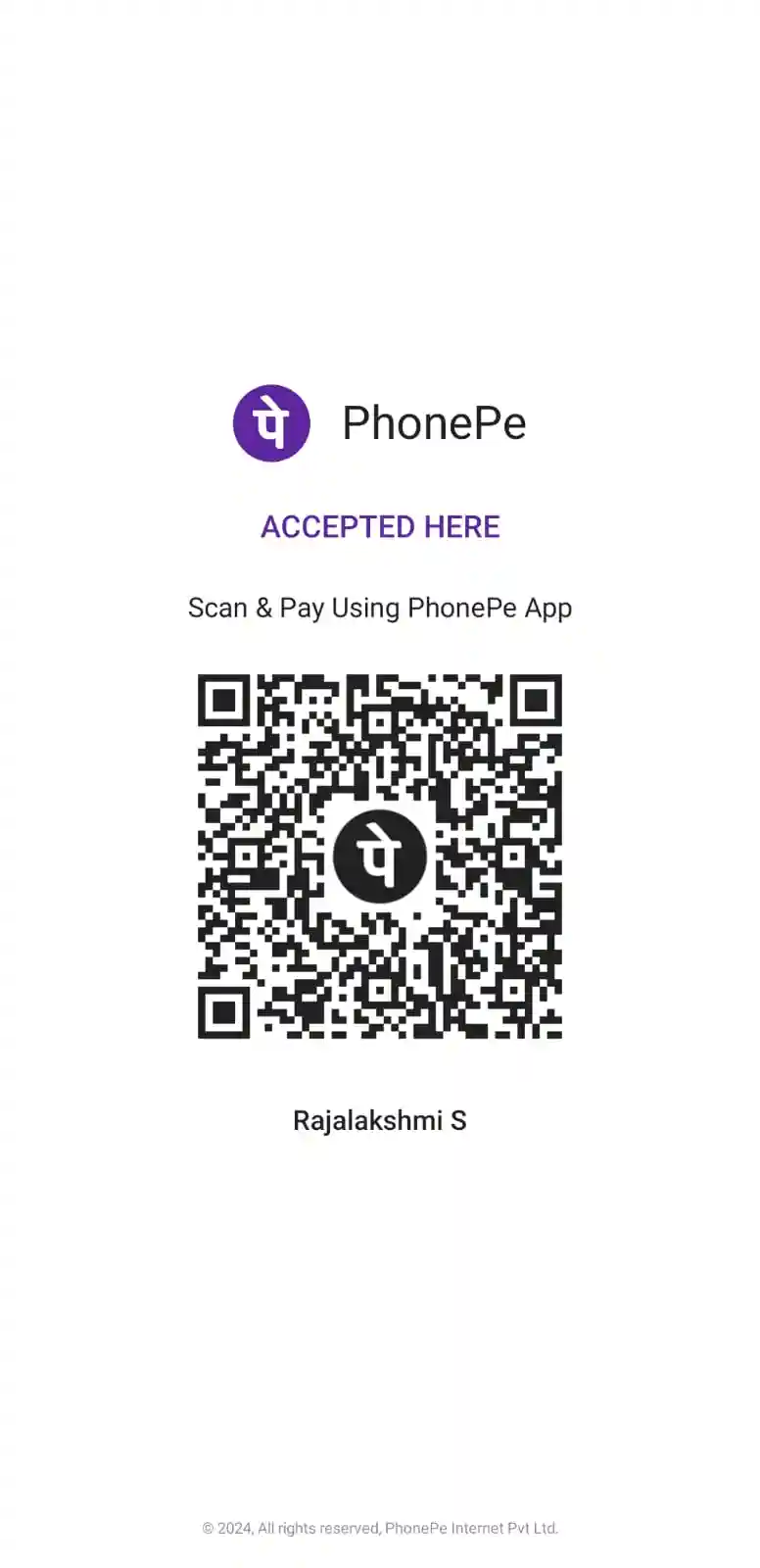 PhonePe QR Code